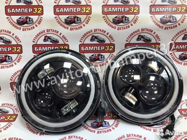 Светодиодные фары Нива, УАЗ многодиодные