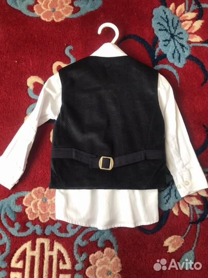 Рубашка и жилет 86-92