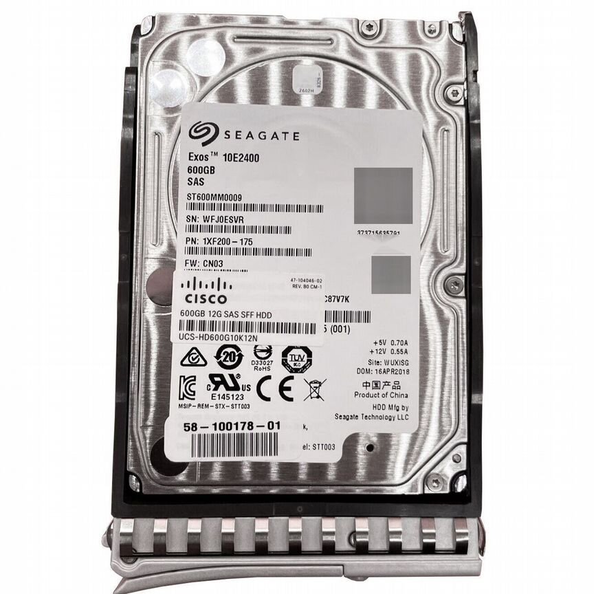 [1XF200-175] Жесткий Диск Cisco 600gb Sas 2.5" 1xf200-175