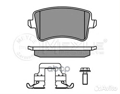 Колодки зад.audi A4 1.8-3.2FSI 2007 Для 1KW 0