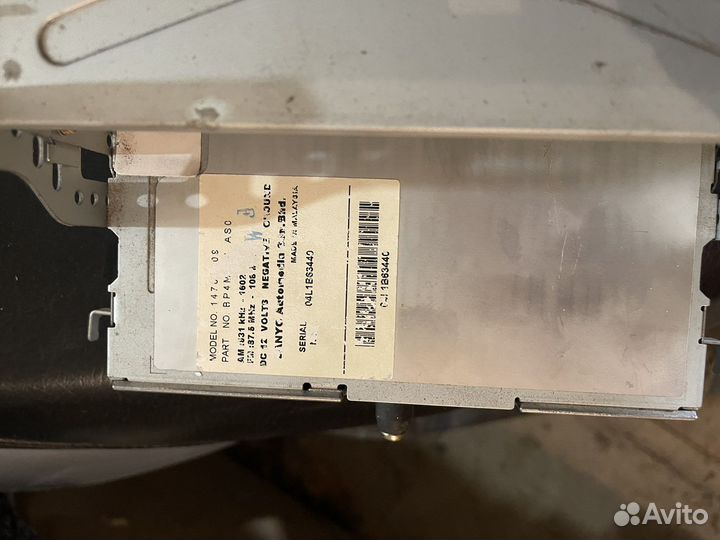 Магнитола mazda 3 bk