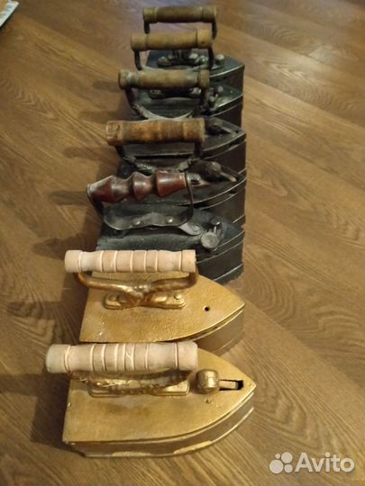 Утюги старинные чугунные