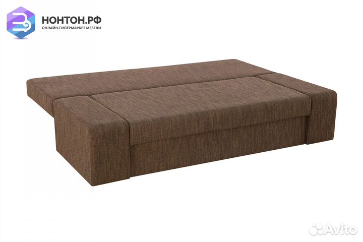 Диван еврокнижка Монако коричневый