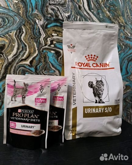 Royal canin urinary s o 400гр. + 2 влажных уринари