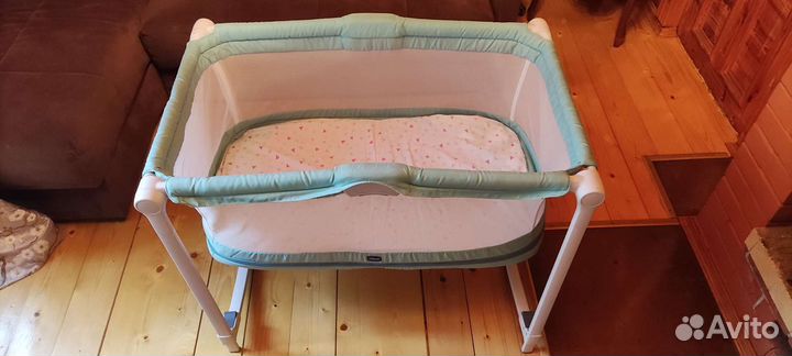 Детская кровать-манеж Chicco Zip&Go Aquarelle