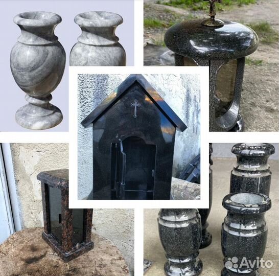 Резка фигур памятников, цветных гранитов и чёрных