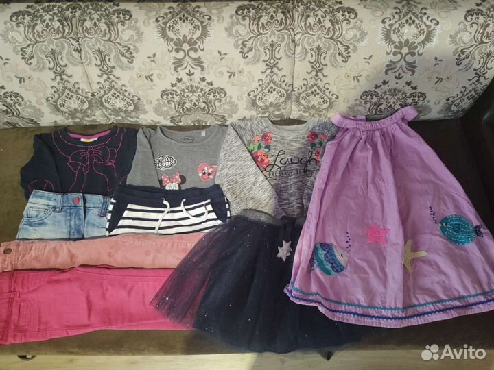 Детские вещи пакетом для девочек 104 -110