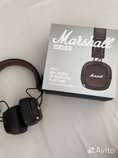 Наушники marshall major 4 коричневые