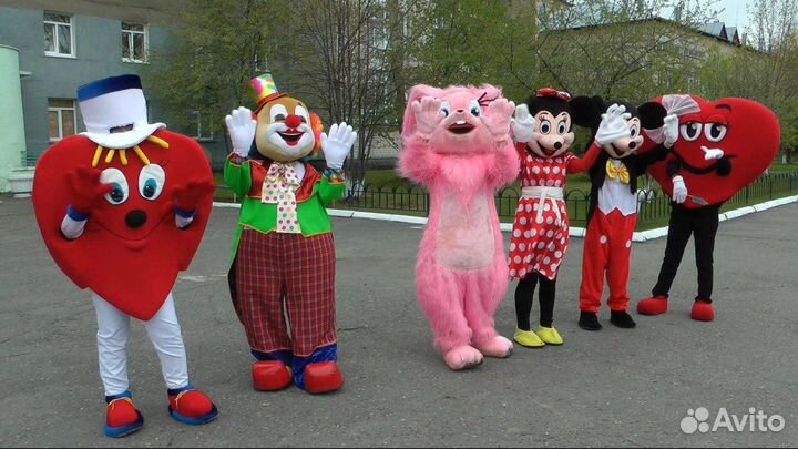 Ростовые куклы прокат / аниматоры на праздник