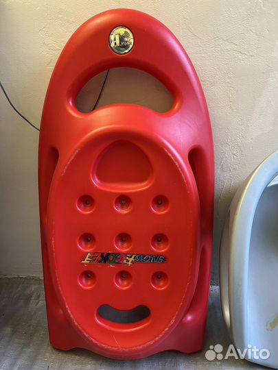 Детские санки пластиковые