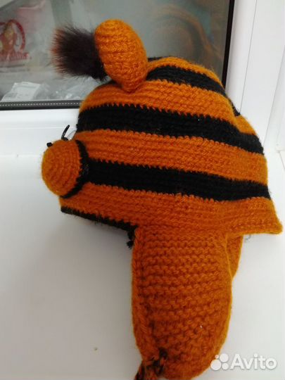 Шапка зимняя на 2-3 года