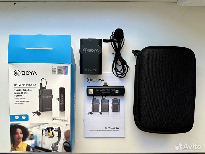 Boya BY-WM4 PRO-K3 Беспроводной микрофон для Apple