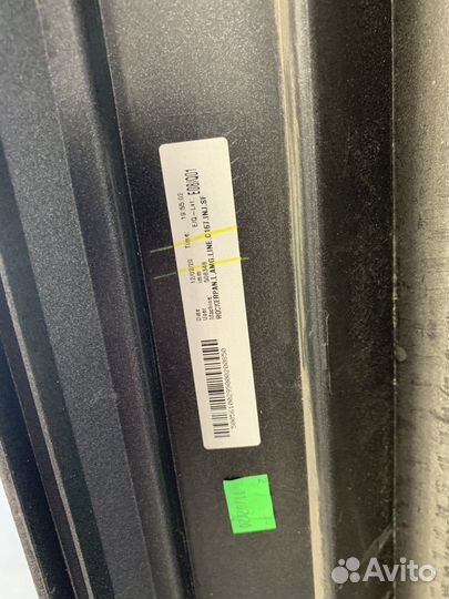 Накладки на пороги mercedes GLE купе 450 2021 с167