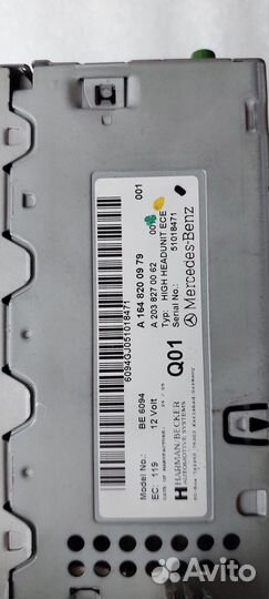 Магнитола Mercedes ML320 w164 2005г