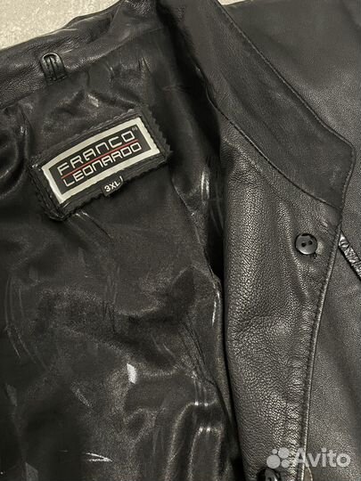 Кожаная куртка franco leonardo
