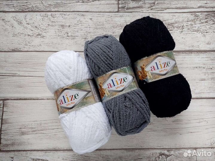 Плюшевая пряжа alize softy plus (Ализе Софти Плюс)