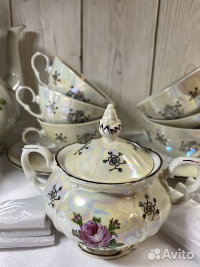 Сервиз чайный «Майсейская Роза» ГДР