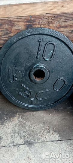 Блины для штанги 15кг, 10кг