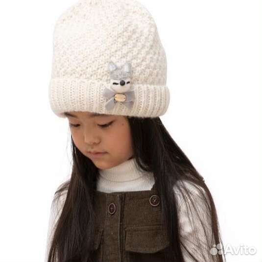 Шапка зимняя для девочки 52 54 новая