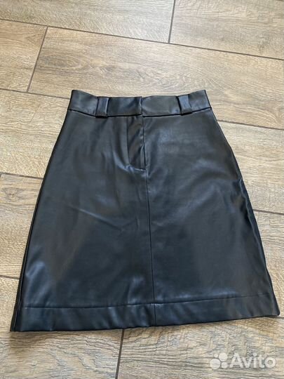 Кожаная юбка