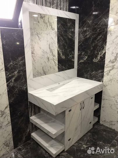 Раковины и столешницы из керамогранита