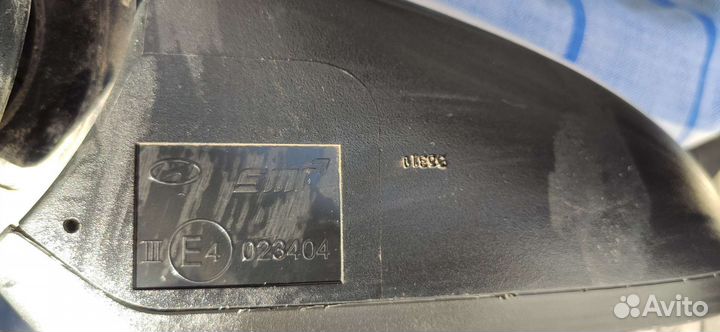 Хендай Солярис 1 левое зеркало