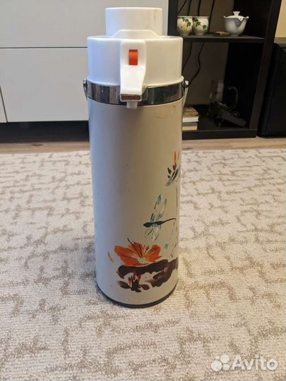 Термос с помпой на 3 литра