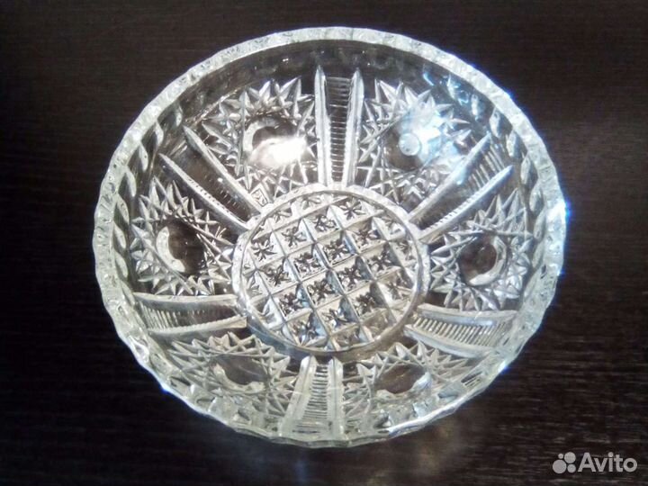 Ваза, салатник хрусталь СССР