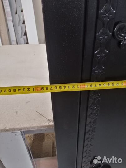 Дверь входная металлическая двухстворчатая