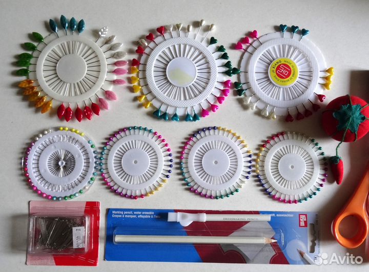 Аксессуары для рукоделия DMC,Clover,халфдолл и др