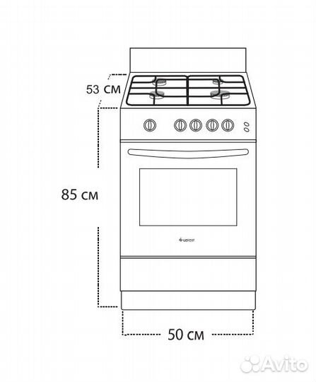 Газовая плита Гефест 3200-06 К85 с розжигом