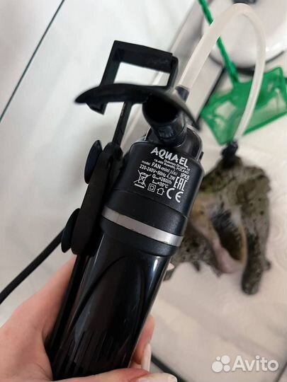 Аквариум + фильтр, нагреватель, лампа, сифон