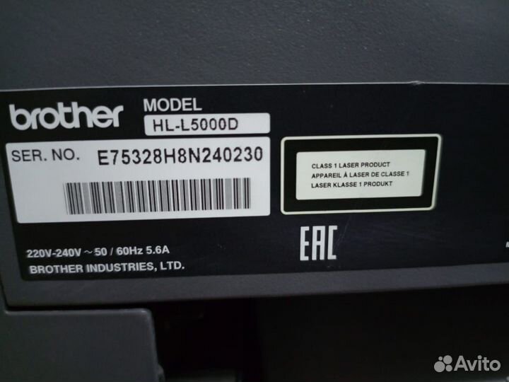 Принтер brother HL-L5000d с двухсторонней печатью
