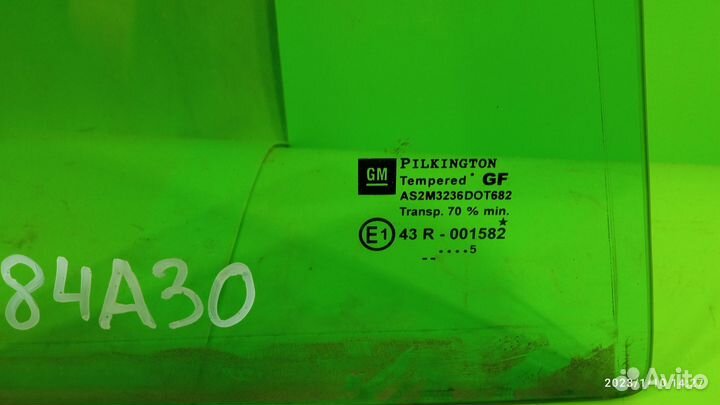 Форточка двери задней правой для Opel Astra H