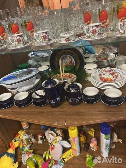 Хрусталь в отличном состояние не пользовались