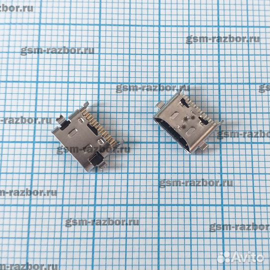 Разъёмы зарядки Samsung Galaxy A20s, A21 16pin 5шт