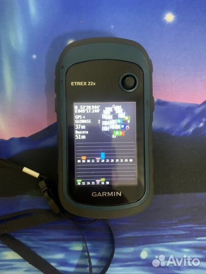 Навигатор garmin etrex 22X с картами