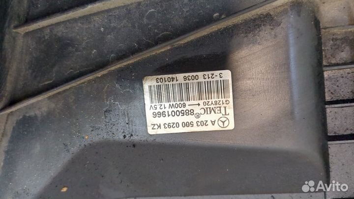 Вентилятор радиатора Mercedes C W203, 2001