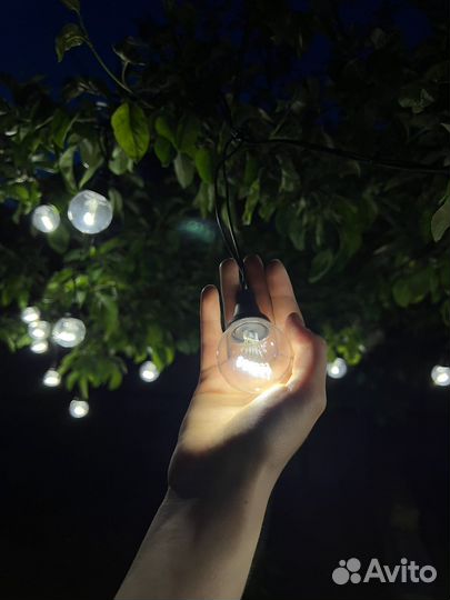 Ретро гирлянда уличная