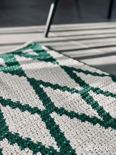 Ковер вязанный хлопок