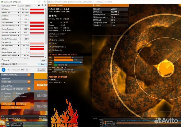 Видеокарта MSI RX 5700XT Gaming X