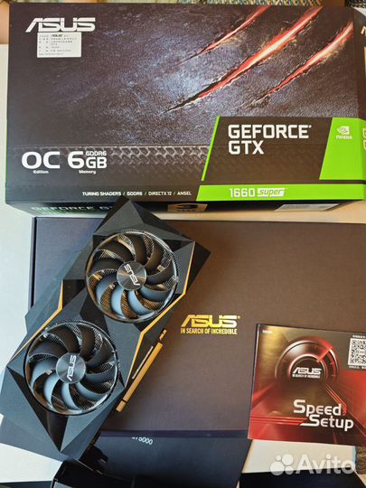 Видеокарта gtx 1660 super 6g asus