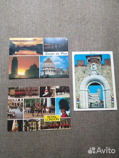 Города, открытки из разных стран