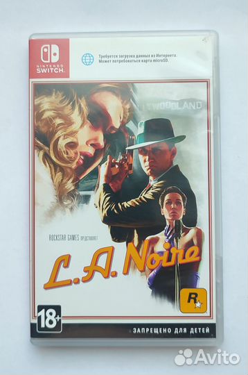 L. A. Noire nintendo switch