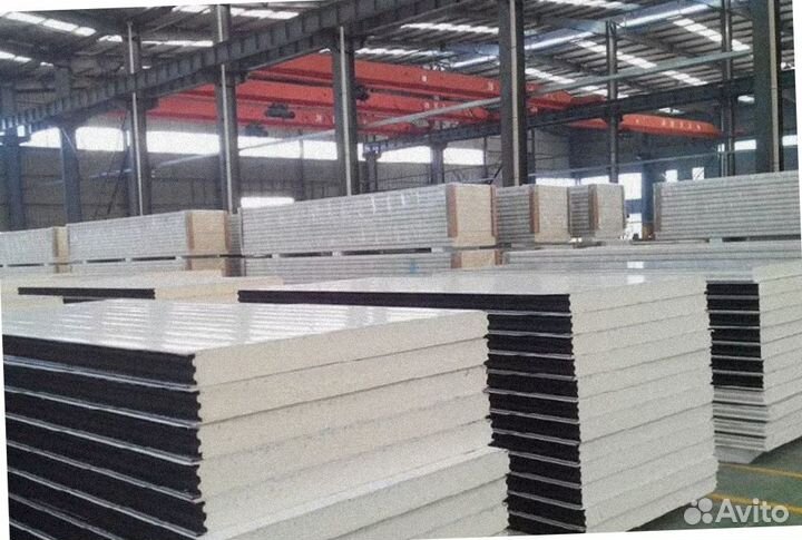 Сэндвич панели стеновые PIR от 200 м2