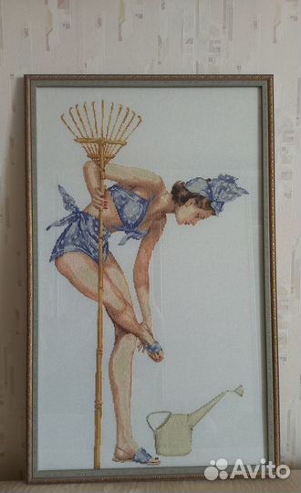 Картина вышитая крестом