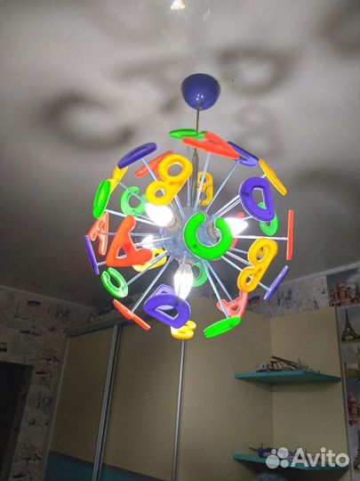 Люстра в детскую комнату