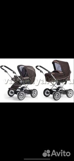 Детская коляска Emmaljunga City Cross 2 в 1, с люл