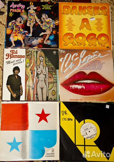 Фирменые виниловые пластинки 60штук личн.коллекция