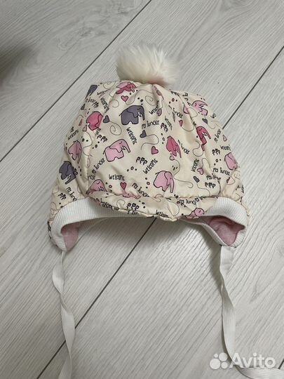 Теплая шапка 46